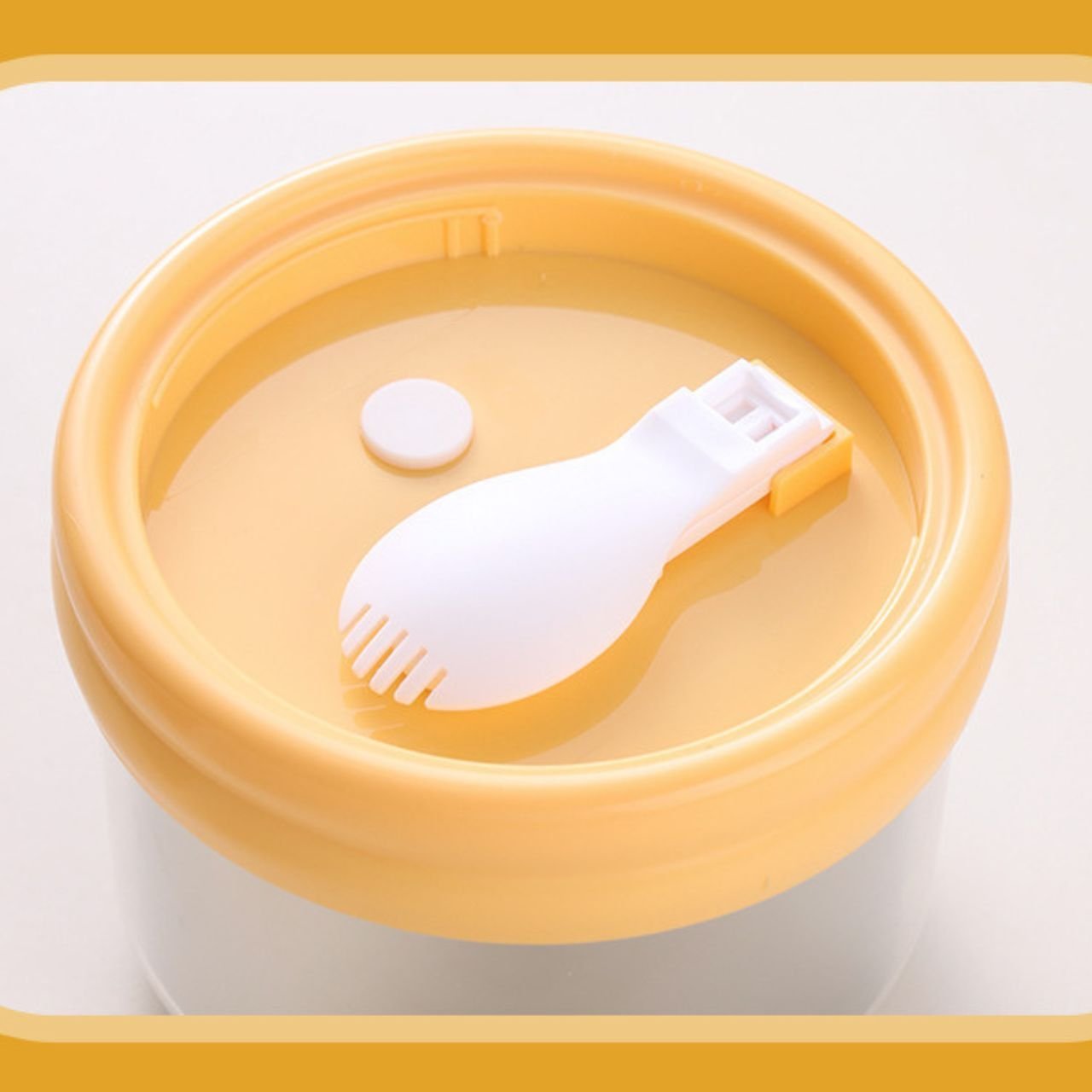 Stainless Steel Lunch Box with Foldable Spoon | Two Layer | Double wall Insulation | Portable & Leakproof | 1280 ML | Assorted Colors | Box Packing - Image 7