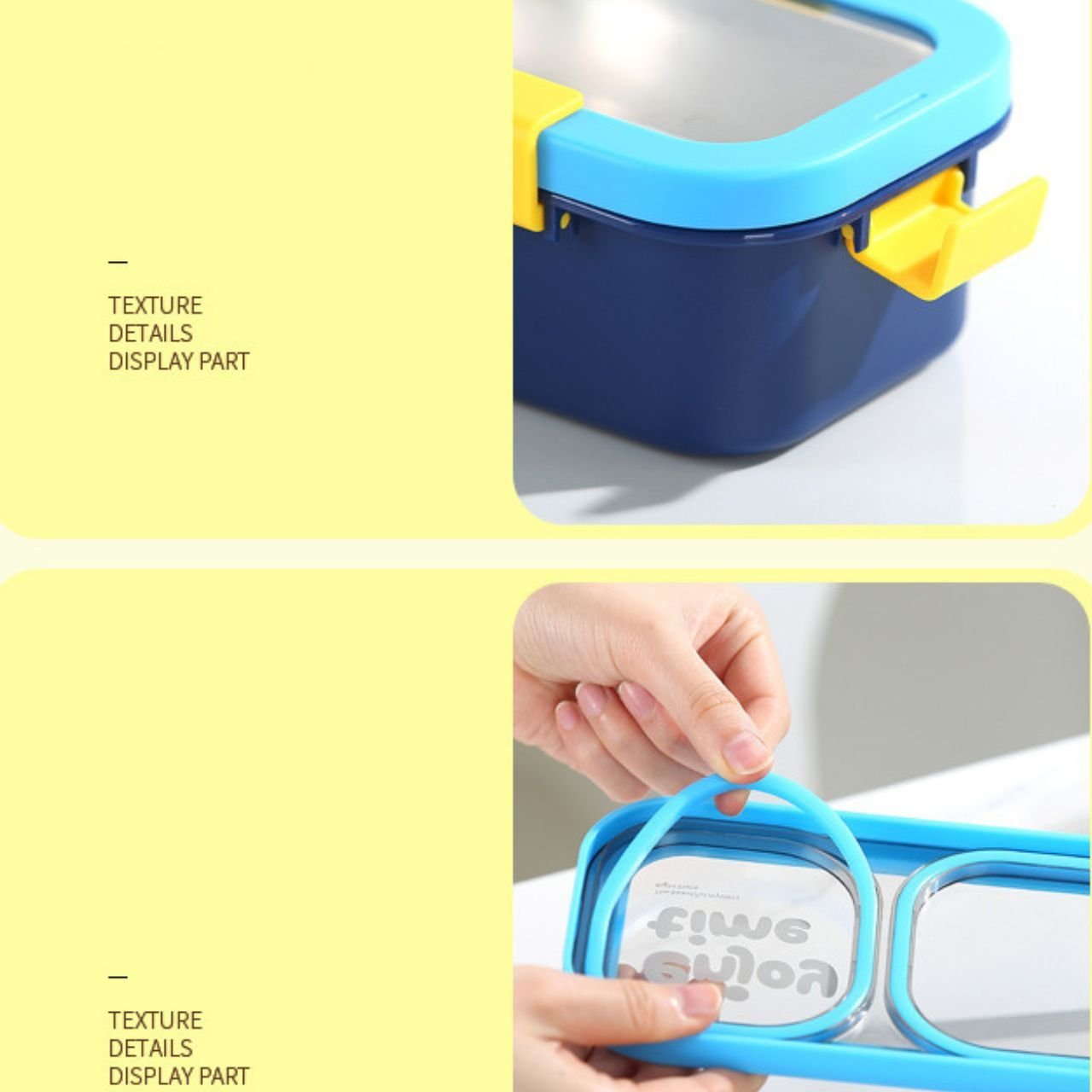 Stainless Steel Bento Lunch Box with Cutlery | 3 Compartment | Portable & Leakproof | Insulated | 500 ML | Assorted Colors | Box Packing - Image 6
