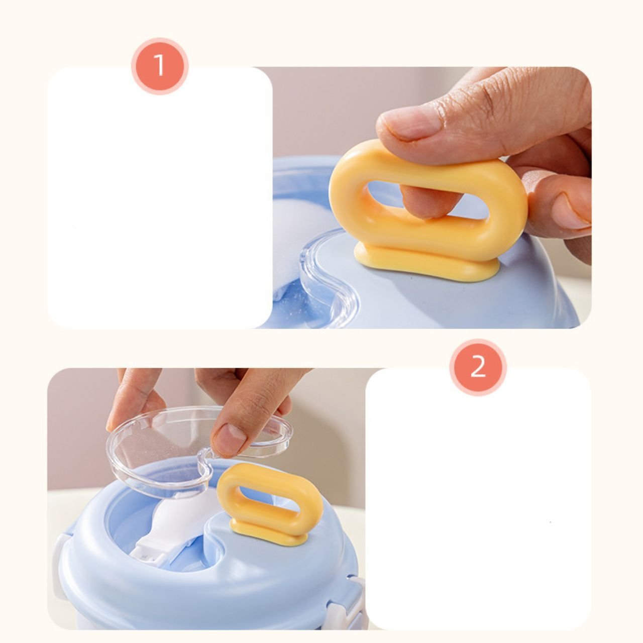Stainless Steel Lunch Box with Foldable Spoon | 2 layer | Double wall Insulations | Portable & Leakproof | 1360 ML | Assorted Colors | Box Packing - Image 9